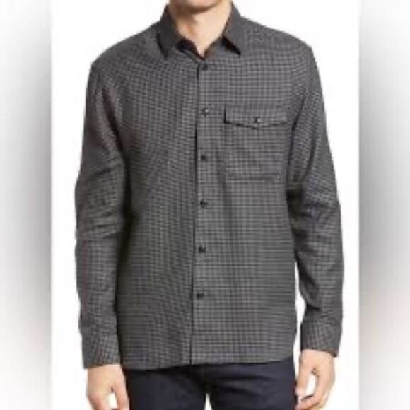 Ted Baker London Other - NWOT Ted Baker London Dekker Houndstooth Button Front Shirt Sz 4 L